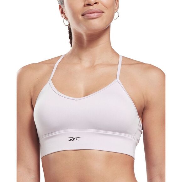 Reebok Women's Tri Back Medium Impact Sports Bra - Quartz Glow Size XL - Picture 1 of 3